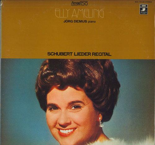 

LP Record - Schubert song collection EAC70199 EMI ANGEL - Japan Classical Used