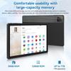 Android 15 Tablet, 10.1 Inch, 30GB+128GB, 6200mAh Battery, Keyboard Mouse Set, WiFi 6