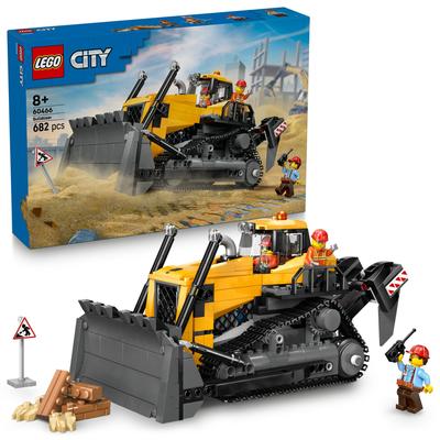 LEGO City Yellow Bulldozer Toy - Birthday Present - Building Blocks - Boys, Girls, Children Ages 8, 9, 10 - Elementary School Students - City Building
