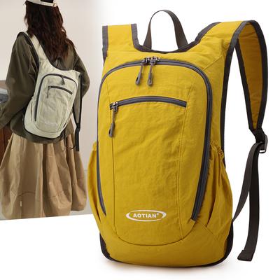 Unisex Casual Backpack With Large Capacity, Foldable, Lightweight, Durable Outdoor Hiking Backpack, Oxford Cloth Commuter Bag