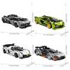 Non-Toxic Sembo Sports Car Building Blocks Moc Racing Vehicle Models Off-Road Assembly Bricks Car Construction Set For Children Toy Kids Gifts