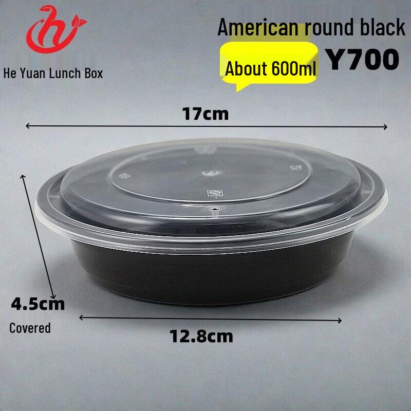 Rectangular Plastic Disposable Meal Box