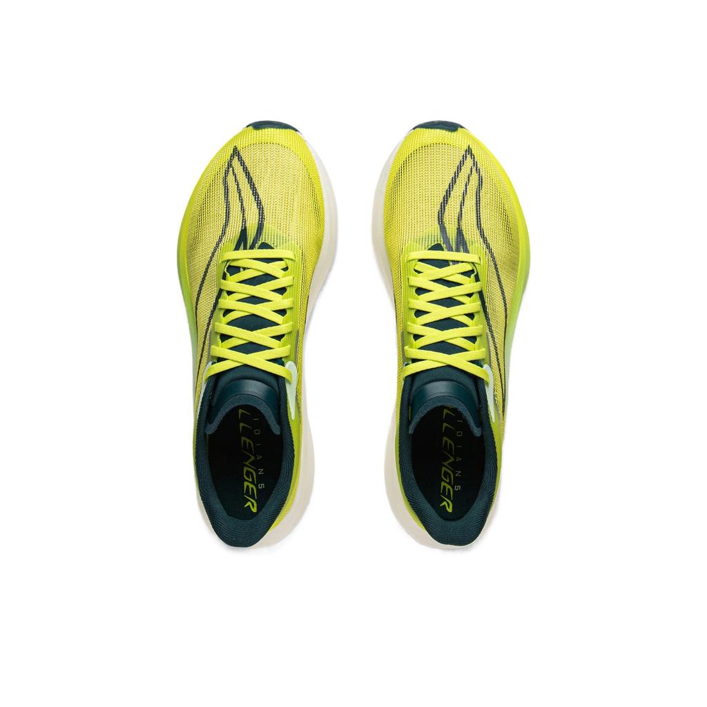 Li Ning Kids Running Feidian 5C Classic Fashion Running Shoes Kids Running Shoes Digital-Green YKFV110-3