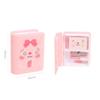Book Shape Pencil Eraser Sharpener Set Less Rubber Debris Pencil Cutting Tools  Student