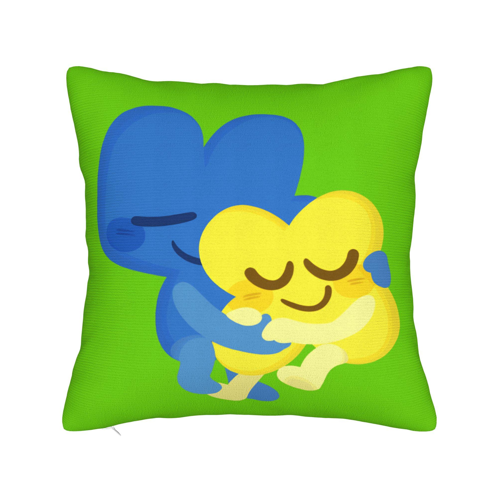 

BFDI Cartoon Pillow Cover Soft Cushion Cover Fashion Pillow Case For Chair Sofa Home Decor 12x12Inch