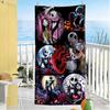 Christmas Nightmare Beach Towel Quick-Dry Soft Microfiber Comfortable Lightweight Perfect for Traveling Yoga Camping and Swimming