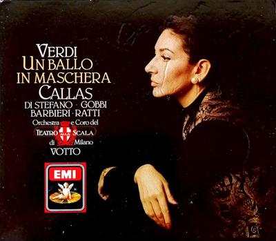 CD GIUSEPPE VERDI - MARIA CALLAS, GIUS - Verdi: Un Bal Mascat CDS7474988 EMI 1987 EU Clasic Second-hand