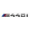 For BMW M 5.5cm Sticker M135I M240D M340I M550D M440D M135D M760LI M140D Modified Digital Displacement Standard ABS Rear Logo rvbf26