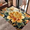 Non-slip Bathroom Floor Mat Soft Blanket Durable Flower Carpet  Home Decoration