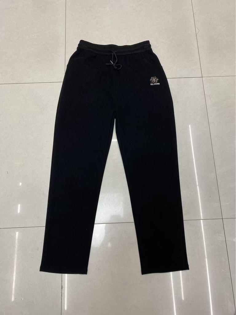 Herbstgoldene hochwertige Nerz-Samt lockere Haremshose für Damen - Bequem, schlankmachend, hochgeschnitten für Mütter mittleren Alters und ältere Mütter