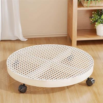 Metall-Rollpflanztopfschale mit Wasserschale, universelle Vier-Wege-Räder für Heimdekorationen und Aufbewahrung