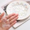 5/10/15/20Pcs Mini Expression Stress Ball Anxiety Relief Clear Cartoon Ball Squeeze Toy Sensory Ball Fidget Desk Toy Party Favors