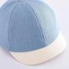 Baby Short Brim Duck Tongue Cap Patchwork Denim Infant Toddler Baseball Cap Summer Adjustable Kids Sun Visor Hat