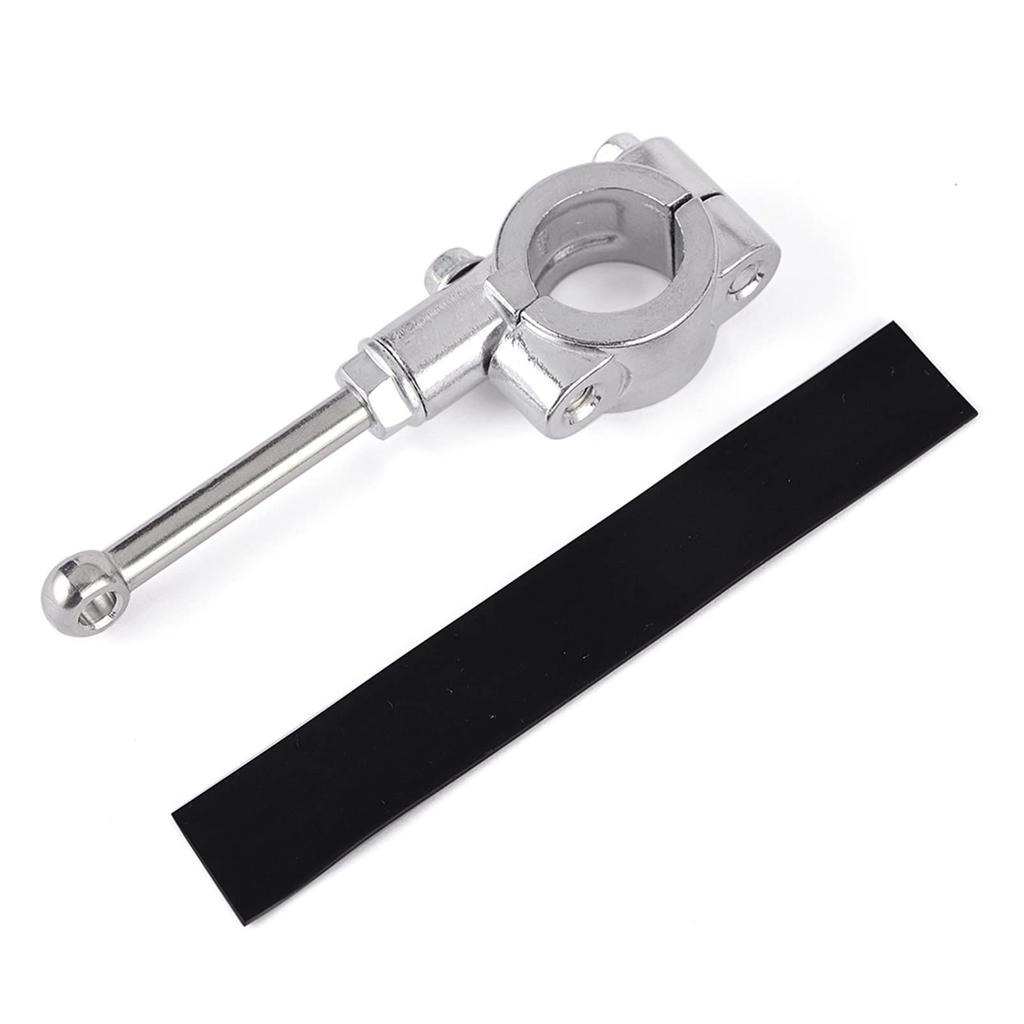 sheng yu pian 20-23mm Kickstand Nose Motorcycle Side Stand Extension Kit Foot Pedal Assistant Tool Support Parts (Color: Silver)