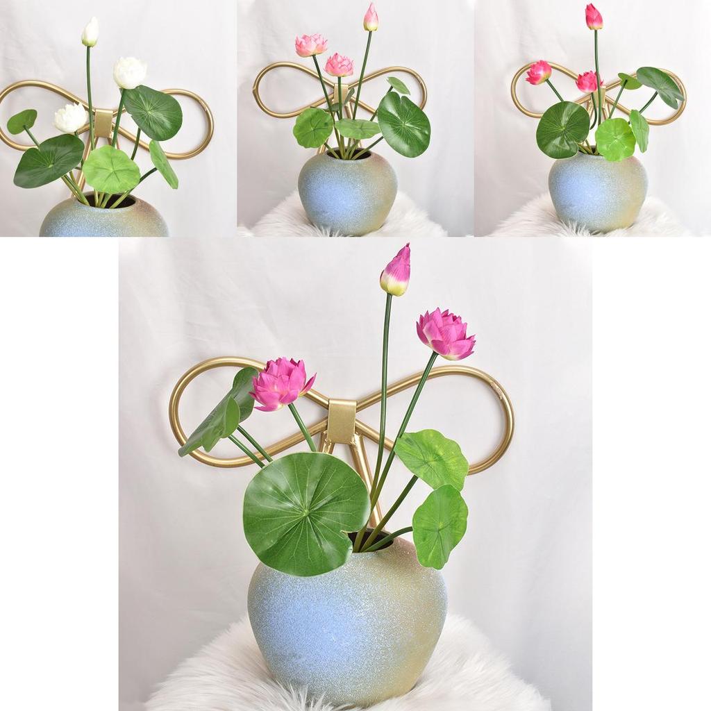 Artificial Lotus Flower Home Decor For Photography And Event Decoration With Handcrafted Technique