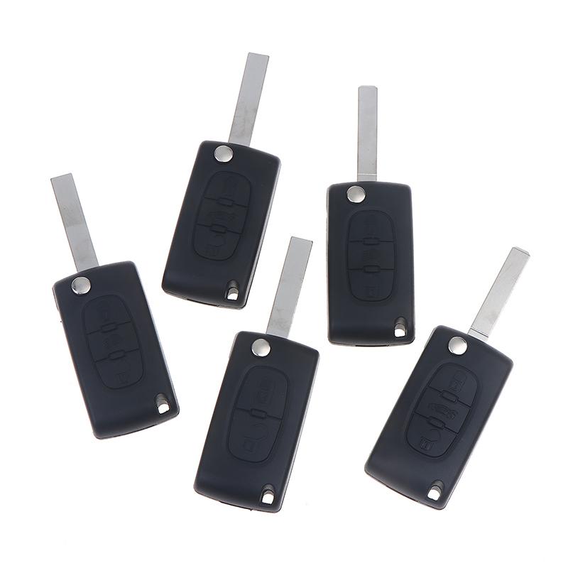Car Key Shell Replacement Shell For CitroëN Folding Remote Control Car Key Shell Hu83 Va2 Ce0523 Ce0536