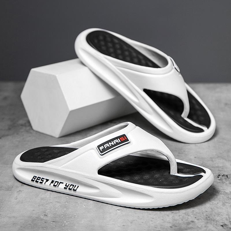 Men's Flip-flops Summer Non-slip Outdoor Sandals Splint Fashion Casual Beach Slippers Men