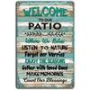 Vintage Style Metal Tin Sign for Kitchen Bar Coffee Shop Interior