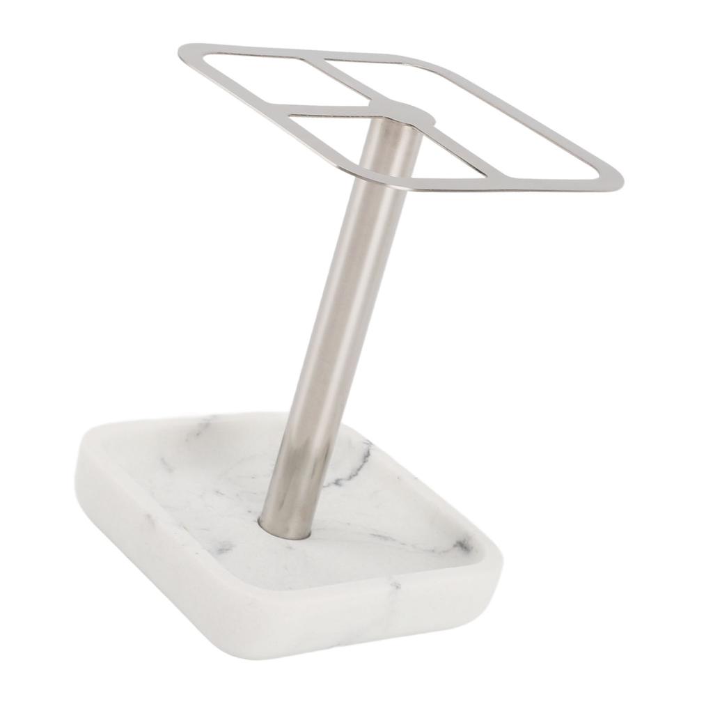 Stojak na szczoteczkę do zębów, odporny na rdzę, wykonany ze stali nierdzewnej 304, do przechowywania pasty do zębów, 3 gniazda, oszczędność miejsca