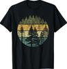 Retro Bosbomen Buiten Natuur Dames Heren Vintage Grafisch T-shirt