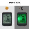Wireless Cycling Speedometer LCD Display Cycle Odometer Durable Bike Speedometer  Outdoor Riding