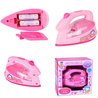Kunststoff Rosa Simulations-Mini-Bügeleisen Für Kinder Rollenspiel Haus Neuheit Spielzeug