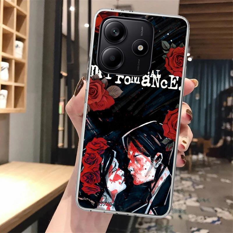My Chemical Romance MCR Soft Phone Case For Xiaomi Redmi Note 14 14S 13 12S 12 11S 11 11E Pro Plus 11T 10S 10 9S 5G Pattern Cove