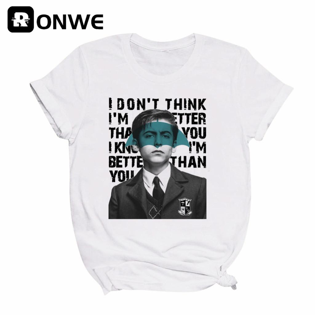 The Umbrella Academy Cha Cha Diego Vanya Luther Women T Shirts Gril Short Sleeve Casual Tops