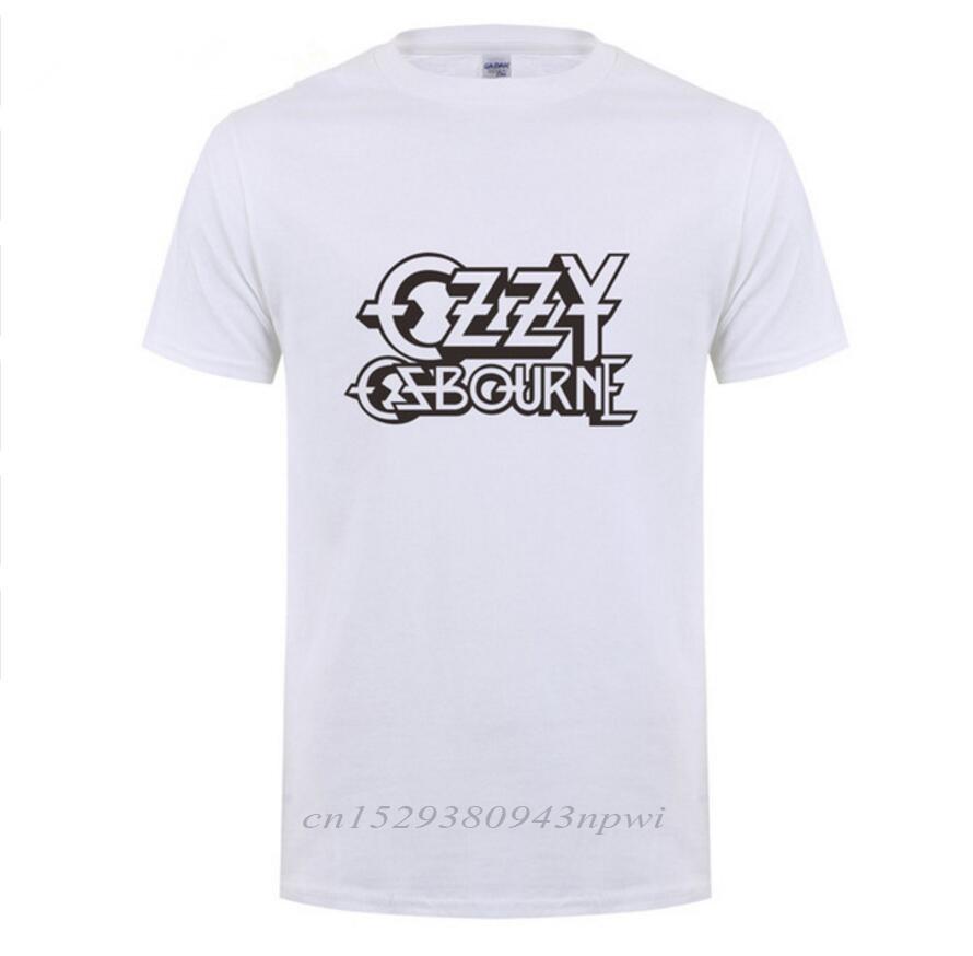 2024 Summer Ozzy Osbourne T Shirts Printed Men Brand Hip Hop Short Sleeve Tshirt Custom Printed Punk Rock Custom Tshirt