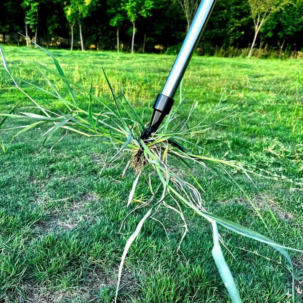 Grenzüberschreitender Stand-Unkrautstecher: Manuelle No-Bend Bewurzelungsschaufel und Clip Gartenhandunkrautstecher.