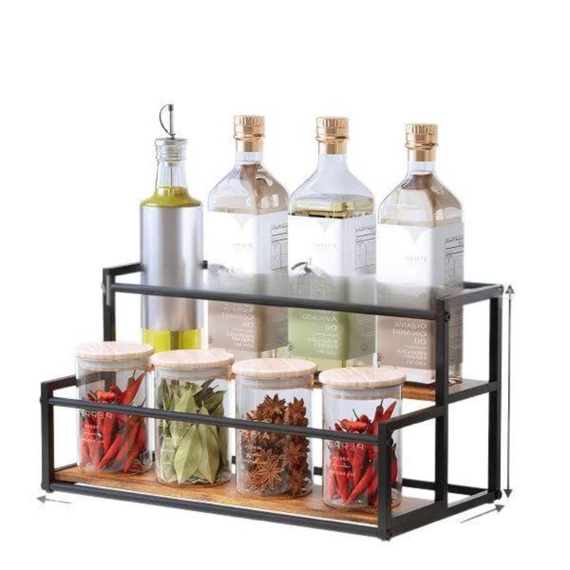 Wooden Wine Rack With Metal Frame For Home Bar Storage And Vintage Decor