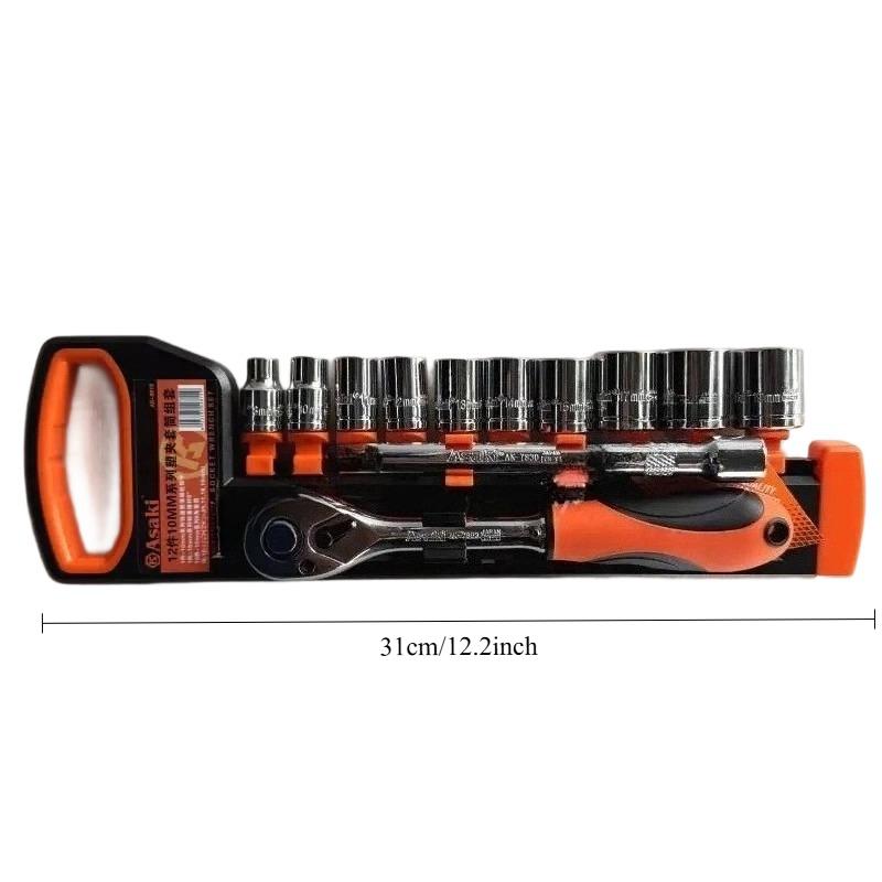 Ratchet Socket Wrench Set External Hexagonal Wrench Quick Socket Wrench Auto Repair Tool Wrench Automotive Repair Accessories