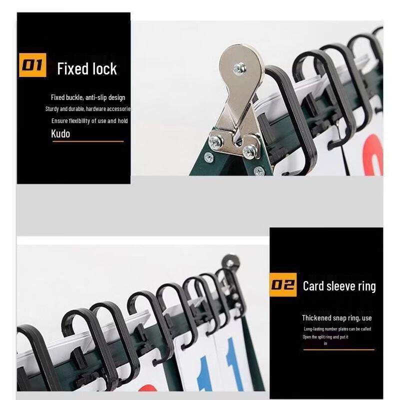 TLXT 3-Digit Leather Scoreboard for Billiards & Table Tennis