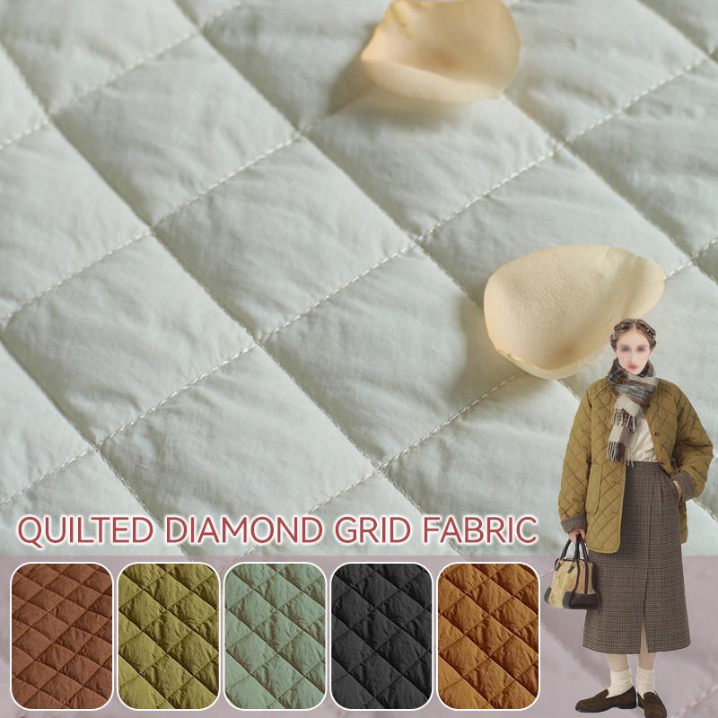 Quilted Cotton Linen Fabric Thicken Padded Fabric For DIY Down Coat Lining Jacket Home Texture DIY Sewing Patchwork Accessorie