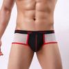 Elastic Mesh Breathable Men Boxer Underpants Sexy Low Waist Convex Underwear