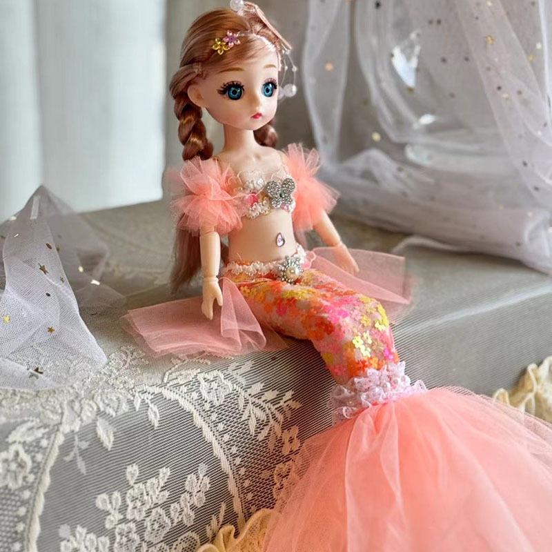 Inch Musical Ariel Mermaid Princess Doll Girls Kids Pretend Play Toy Gift Set 1pc