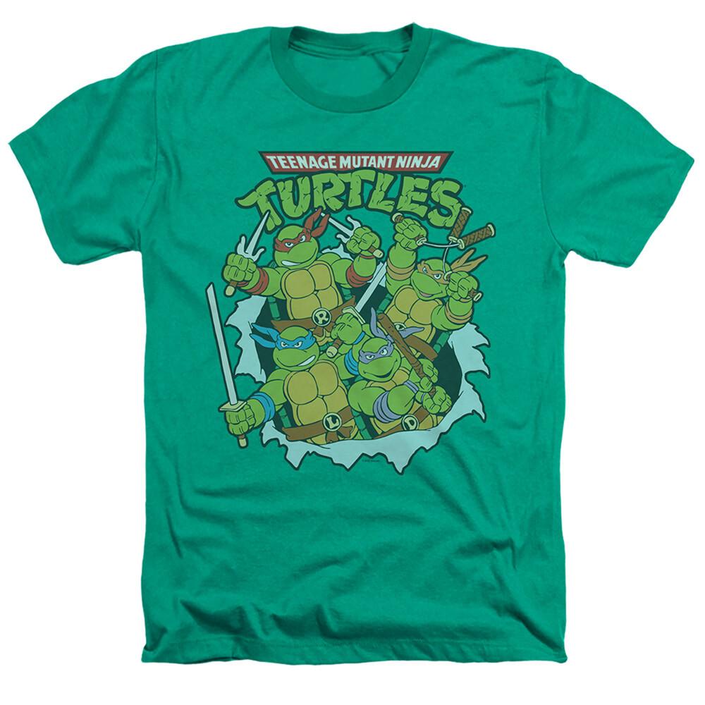 

TEENAGE MUTANT NINJA TURTLES TMNT Licensed Adult Men039;s Heather Tee Shirt SM-3XL Unisex T-Shirt XXL