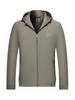 Stylish Men's 2024 Spring Hooded Jacket: Versatile Business Casual Coat In Solid Colors