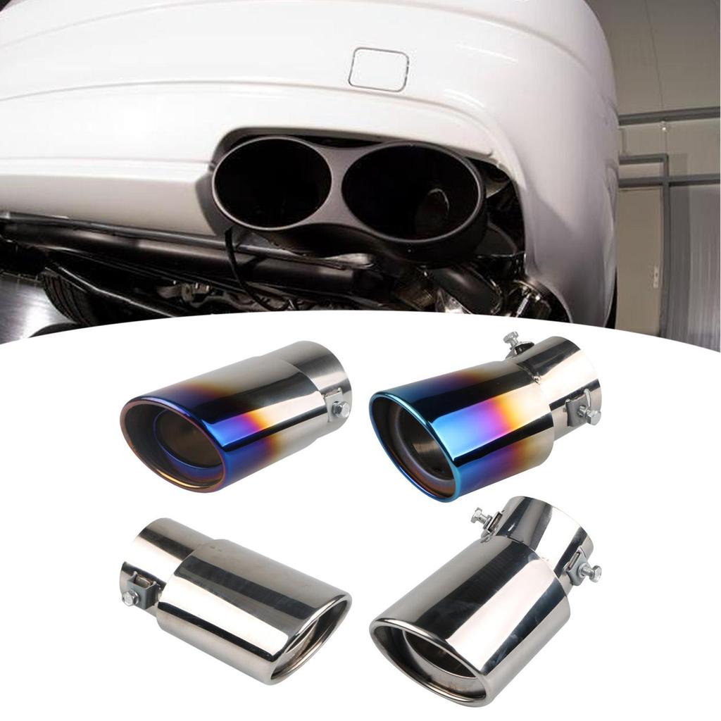 Tail Muffler Tip Accessories Universal Sturdy Muffler Tailpipe Exhaust Tailpipe Tip for Truck Sedan SUV Vehicles Cars