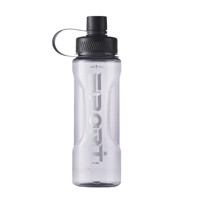 Fitness-Wasserflasche mit großem Fassungsvermögen, stoßfester und auslaufsicherer Plastikbecher, hochtemperaturbeständige Weltraum-Wasserflasche