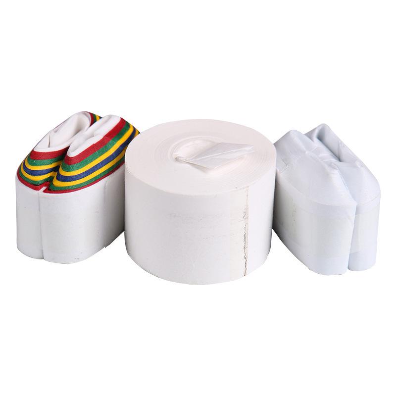 Northern Magic Props Double Layer Unbreakable Paper Streamers - White & Colorful for Stage Performances, Holidays, & Events