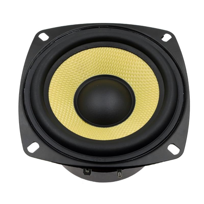 4Inch 40W Woofer Subwoofer Speaker Unit Bulletproofs Cloth Diaphragm For Enhances Bass Response Metal Frame Construction