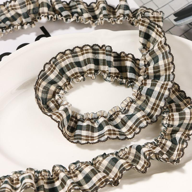 Lace Ruffle Plaid Ribbon Hat & DIY Hair Accessories: Leopard Print, Polka Dot, Silk Bow