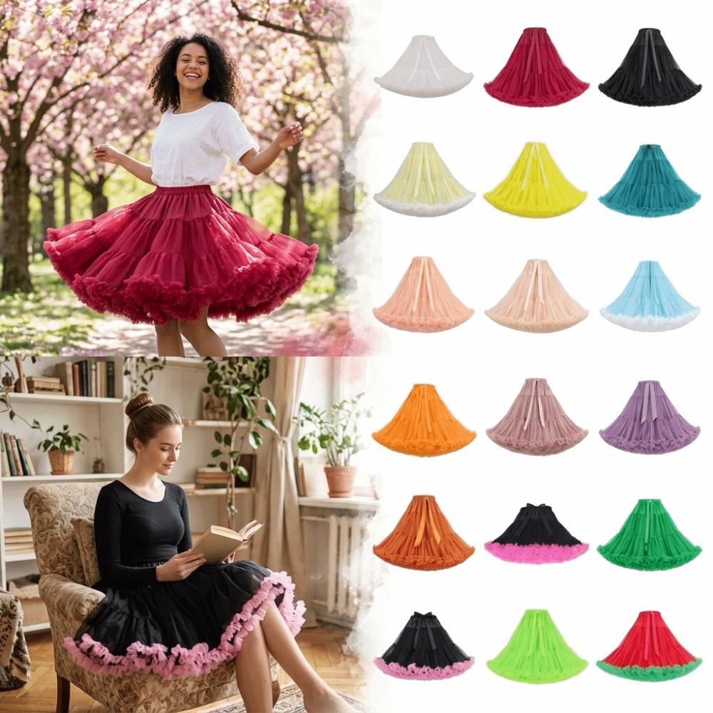 Super Puffy Petticoat Boneless Design Knee Length Petticoat Boneless Underskirt Rockabilly Styling