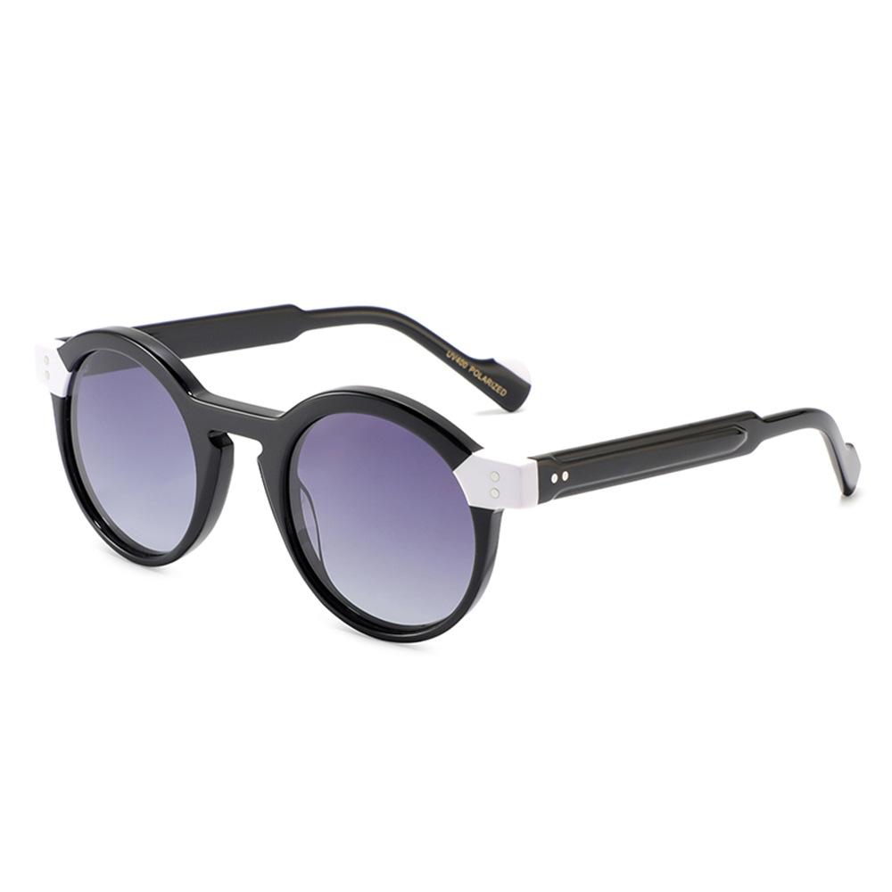 

Fashion Punk Small Frame Handmade Acetate Men Polarized Sunglasses Vintage Trend UV Protection Women Prescription SUN GLASSES as picture
