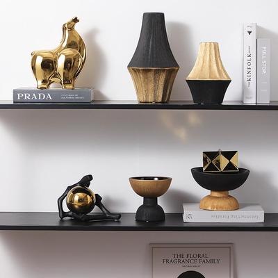 Modern Luxury Geometric Ornaments for Villa Living Room Decor