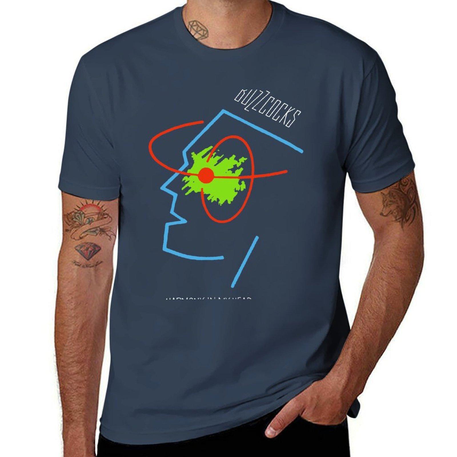 Buzzcocks Harmony In My Head Tshirt Standard Fit Solid Tee Shirt S