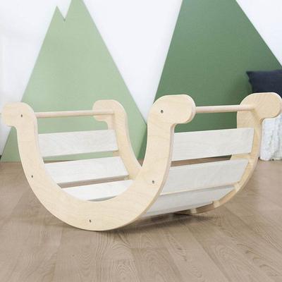 YUPEE Balance Board - Solid Wood White