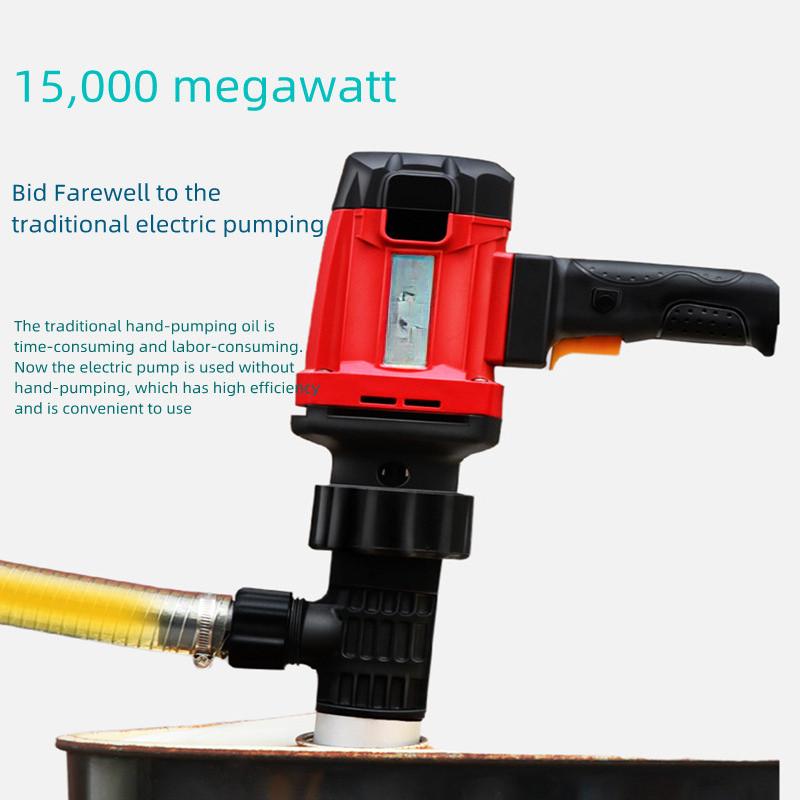 220V Portable Electric Hand Barrel Pump 880W Six-speed Vertical Oil Pump Industrial-grade Diesel Oil Drum Electric Pump
