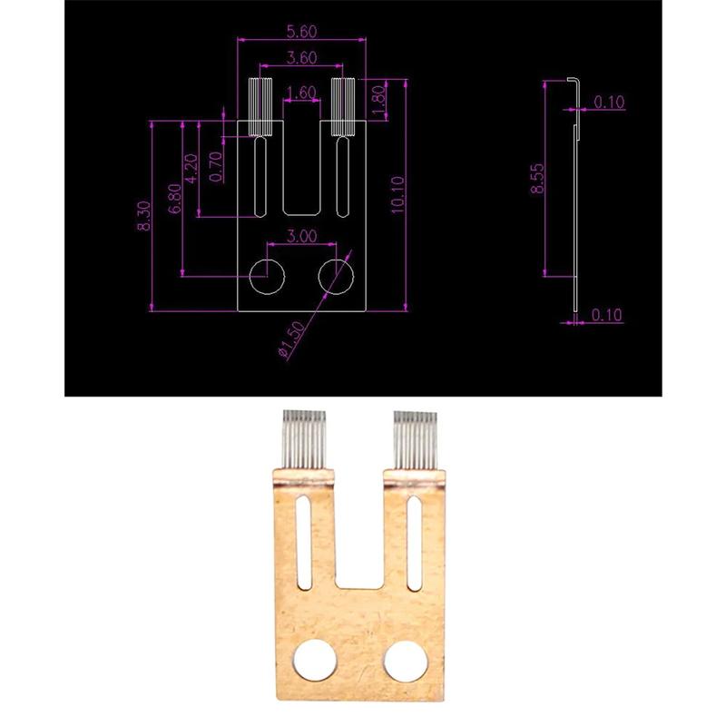 2PCS Steering Column Switch Angle Sensor Repair Kit for BMW E65 E66 E60 730 740 530 Series Contact Brush Replacement